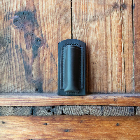 Leather Knife Pouch, Vertical, Handmade at Nundle by Thabo Alberts