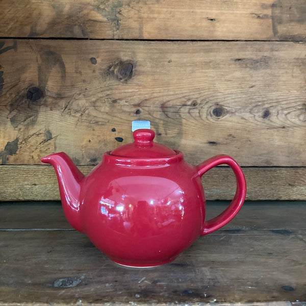 TEA POT, RED GLOSS, 2 CUP, 450ML, PRICE & KENSINGTON
