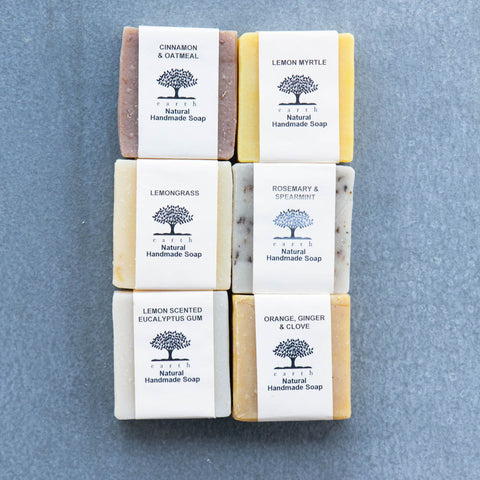 Soap Sampler, set of six Australian handmade soaps