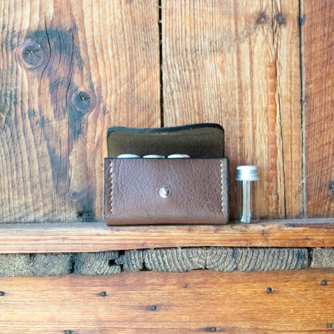 Leather Spice Pouch, Handmade at Nundle by Thabo Alberts