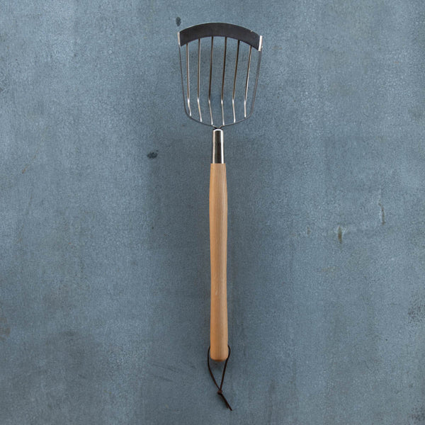 Vegetable Harvester, timber and stainless steel