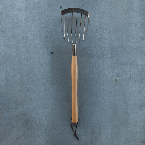 Vegetable Harvester, timber and stainless steel