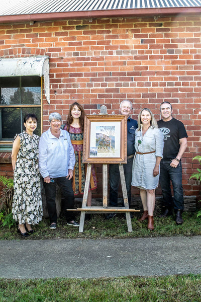 Nundle Hanging Rock NSW A3 Art Print - Odgers and McClelland Exchange ...