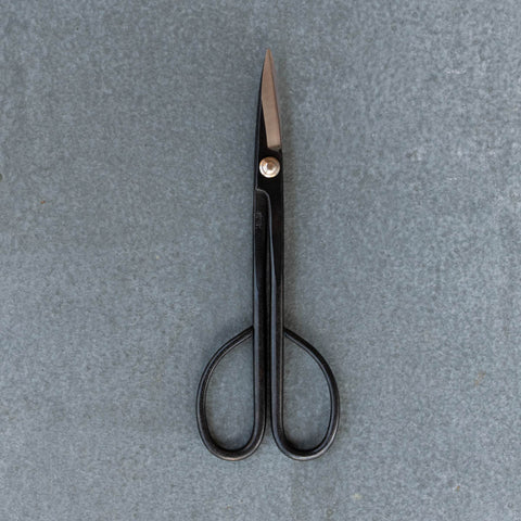 Quality stainless steel scissors for trimming bonsai branches or to use in the kitchen and garden as herb or flower snips.