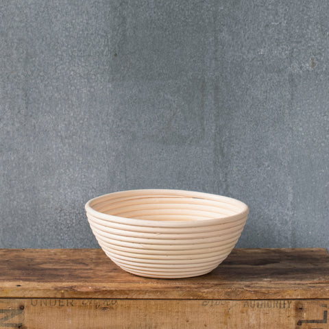 Use a rattan bread proving basket for the second rise of your homemade bread to shape it into round, oval, rectangle, or circle loaves. The rattan also creates a spiral imprint on the bread, giving it an artisan appearance.