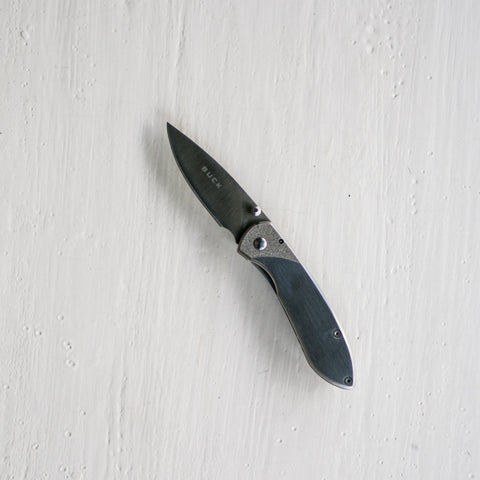 From Buck Knives' Everyday collection, the Nobleman 327SS features a 420HC standard steel drop point blade, with great edge retention and corrosion resistance. It is easily resharpened. The handle is made of brushed stainless steel with EDM texture and has a pocket/boot clip. 