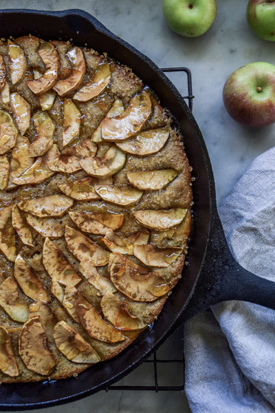 Our Pyrolux cast iron pre-seasoned frypans/skillets are available in four sizes , 15cm, 19cm, and 25cm, and 30.5cm.  Cast iron is such a great conductor of heat, it is non-stick when seasoned, can be used in the oven and stovetop, and is a natural alternative to coated non-stick cookware.