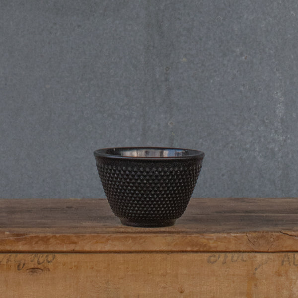 Add to your tea ritual, serving and drinking tea from a cast iron tea cup, that retains heat.