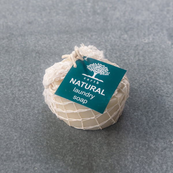 Use Earth Products' hand moulded Natural Laundry Soap as a  stain remover, or for hand washing clothing, shoes, or carpet. 