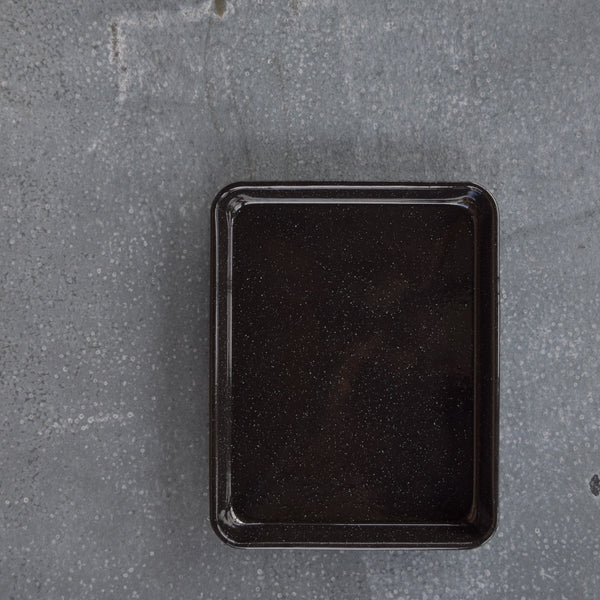 Falcon enamel baking tray for cooking slices or toasting granola. 