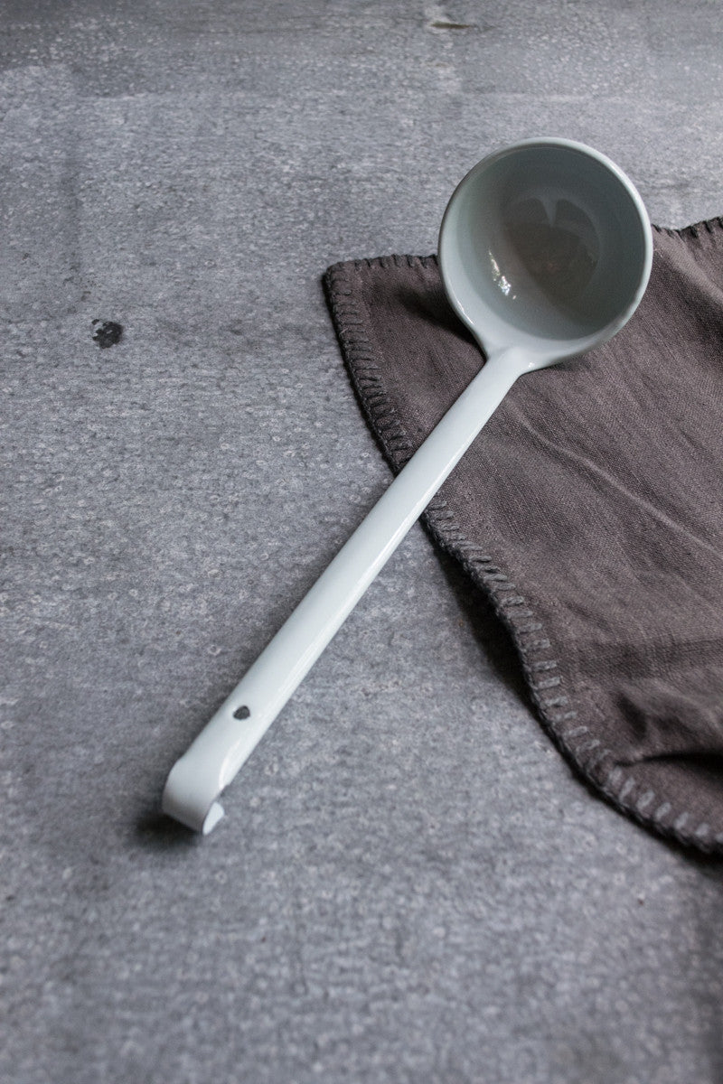 Enamel on sale soup ladle