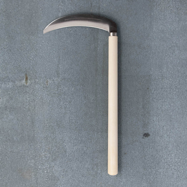 Traditional Grass Sickle for weeding, removing small branches, and plants with a pulling motion. 