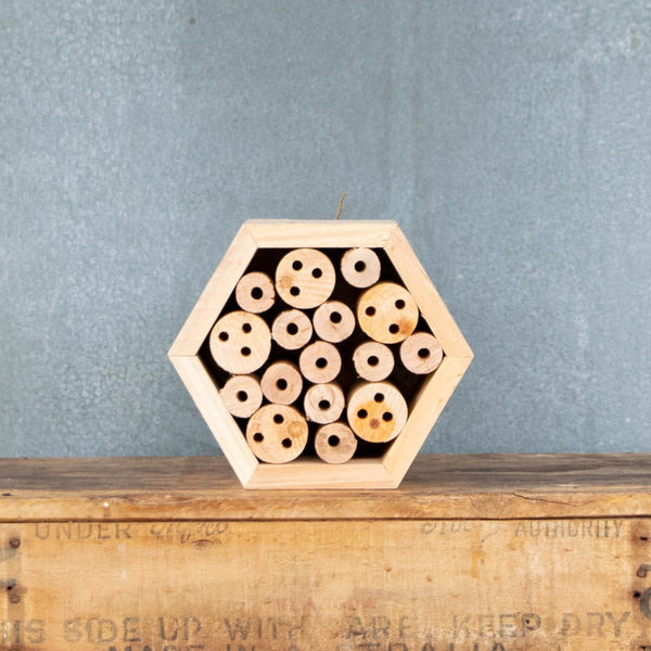 Insect Hotel, Hexagon, Timber Hollows