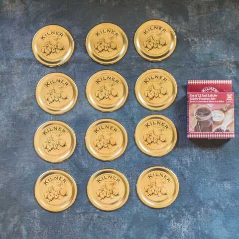 Use Kilner set of 12 seal lids in conjuction with Kilner screw bands to create a vacuum seal ensuring home made preserves stay fresher for longer.