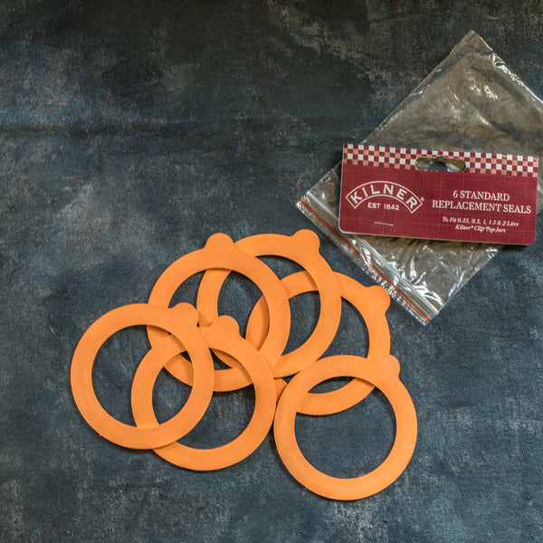 Use Kilner standard seals to replace seals on Kilner cliptop jars, sizes 0.35. 0.5, 1, 1.5, and 2L.