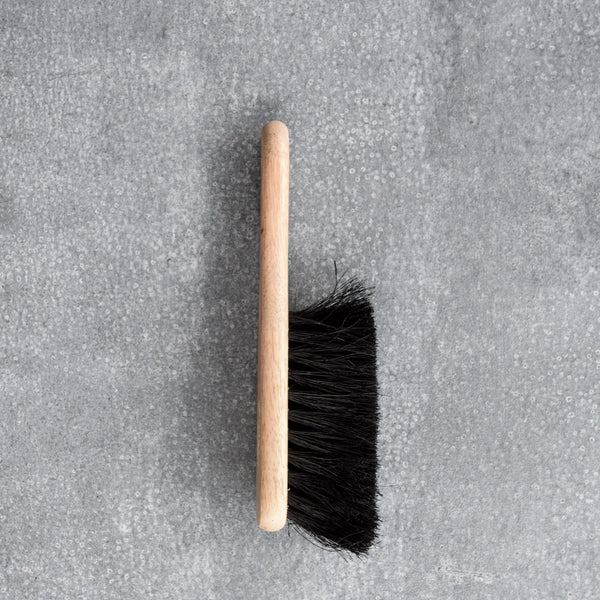 Hearth brush, cinder resistant and the perfect companion to our metal dust pans Never melt another plastic brush when cleaning the fire place.