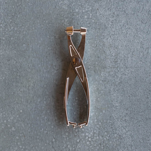 Our stainless steel pitter makes quick and easy work of removing seeds from olives or cherries. 