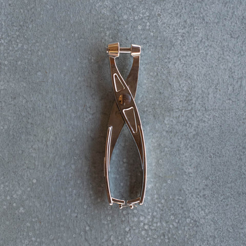 Our stainless steel pitter makes quick and easy work of removing seeds from olives or cherries. 