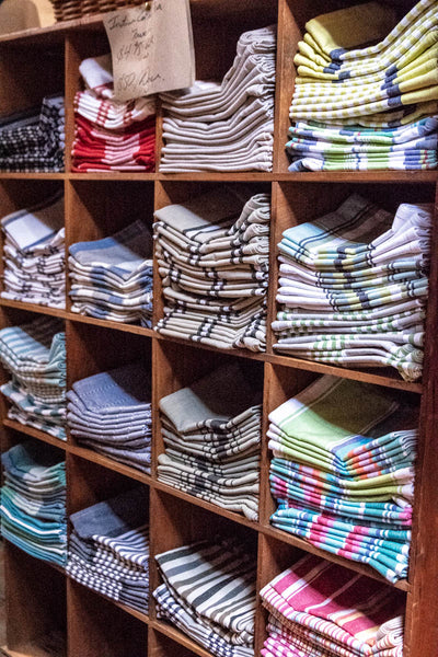 Tea Towel bulk buy to freshen your stash or keep in your present cupboard. Made from Indian cotton, they absorb moisture with great thirst, and keep their shape and colour wash after wash. Stock up with our mixed dozen bulk buy.